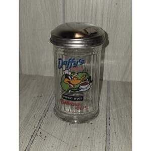 Vtg 1996 Warner Bros Looney Tunes Daffy Diner Coffee Sugar Dispenser Bar Decor